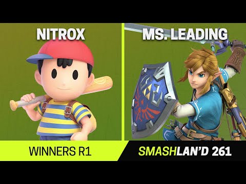 SmashLAN'd 261 Winners R1 - Nitrox (Ness) vs Ms. Leading (Link) - SSBU Tournament