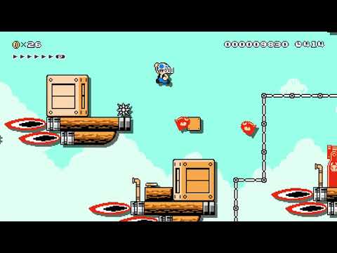 Sky High Cargo Chase by ActicEdge - Super Mario Maker 2 - No Commentary 1bz