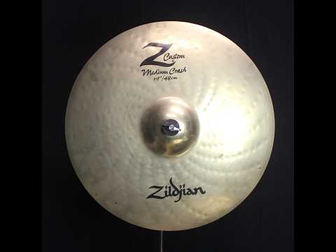 Used Zildjian 19" Z Custom Medium Crash - 1992g (video demo) image 3