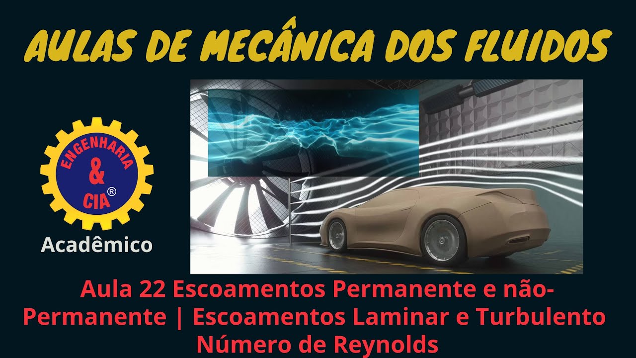 #17 Regime Permanente | Escoamento Laminar | Número de Reynolds | Cinemática | Micelli Camargo