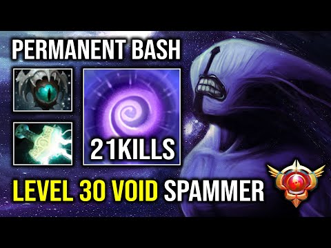 NEW Level 30 Faceless Void Spammer Perma Bash + Perfect Chronospare Dota 2