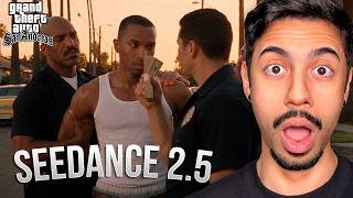 Tentei recriar vídeos do GTA San Andreas que estão viralizando no youtube usando IA (Seedance 2.5) 