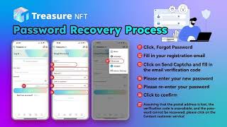 Treasure nft password recovery process | How to reset treasure nft account password