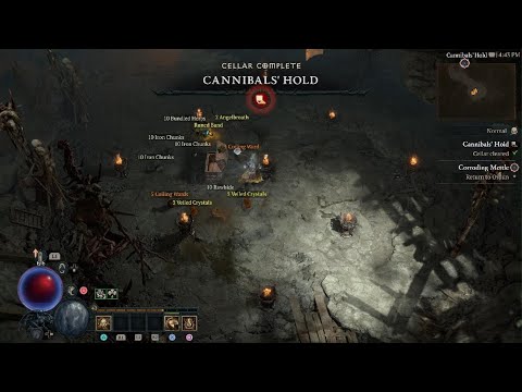 Diablo IV Brassiere puzzle CANNIBALS' HOLD CELLAR COMPLETE