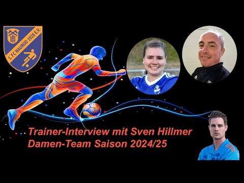 Sven Hillmer im Interview mit den Trainer der Damen-Mannschaft des 1.FC Naurod