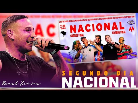 DUELO DE MC'S NACIONAL  GRANDE FINAL (2025) AO VIVO ZEN REAGINDO E ANALISANDO! APOIE VIA !PIX