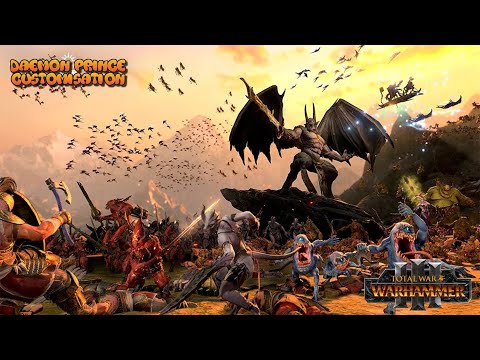 Total War: WARHAMMER III || Daemon Prince Customisation Chaos Undivided || traducido al español