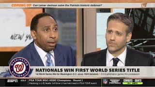 ESPN FIRST TAKE | Stephen A. Smith Report: Nationals win first world series title