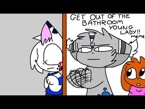 COME OUT OF THAT BATHROOM YOUNG LADY! meme (gift for a few people) (old)