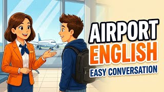 English At The Airport✈️| Slow English Conversation For Beginners | English Podcast