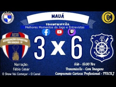 Melhores Momentos AESG 3 x 6 Olaria   Campeonato Carioca Profissional   FFSERJ
