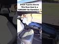 The Refreshed 2025 Toyota Sienna Has The BEST Limo Like Rear Seats