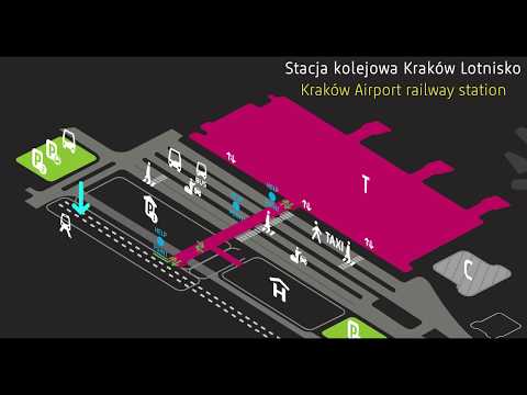 Ścieżka pasażera w Kraków Airport /  Learn how to navigate the new Kraków Airport terminal
