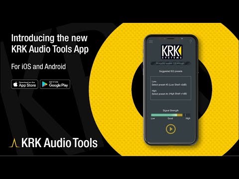 Introducing The KRK Audio Tools App
