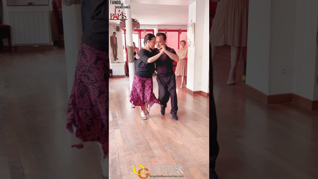 Video thumbnail for #milonga Workshop Demo #paris #tangomilonga Georgina Vargas Oscar Mandagaran