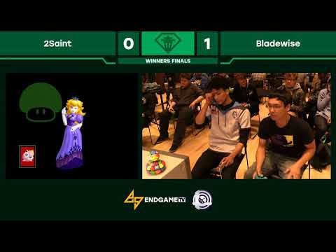 2Saint (Jigglypuff) vs. Bladewise (Peach) | SSBM WF | EC6