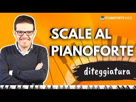 SCALE AL PIANOFORTE: la diteggiatura della scala maggiore 🎹