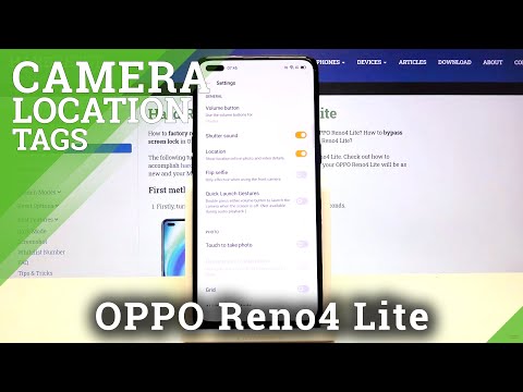 How to Add Camera Location Tags in OPPO Reno4 Lite – Add Location Info