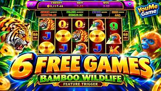 Bamboo Wildlife   88 Line Slot   Six Free Games Trigger   Game source code   Gam