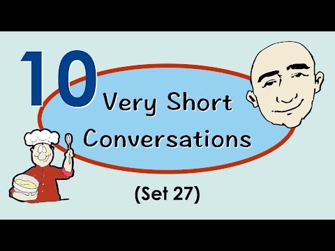 10 Very Short Conversations | Set 27 | Easy English Conversation Practice | ESL | EFL