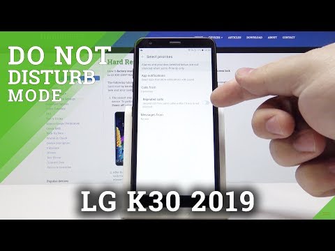 How to Activate DND Mode in LG K30 2019 – Do Not Disturb Rules