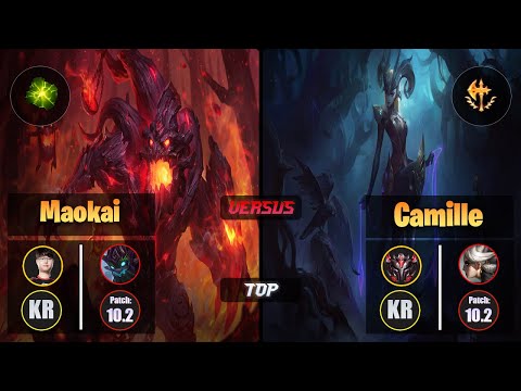 Sword MAOKAI (Top) [Aftershock] VS CAMILLE - Grandmaster KR Patch 10.2