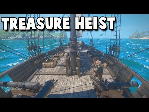 Hunting Down & STEALING TREASURE!  Epic Pirate Ship Battles (Blackwake Pirate Simulator Gameplay)
