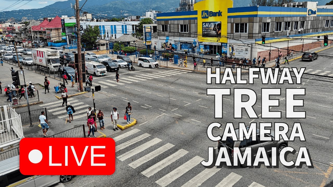 Live webcam view of Half Way Tree Transport Centre