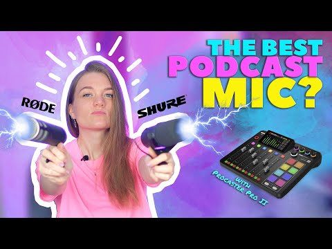 THE BEST PODCAST MIC? Shure SM7b VS Rode Procaster with Rodecaster Pro II