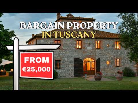 Bargain Property For Sale In Tuscany! Real Estate In Italy Is Cheaper Than you Think