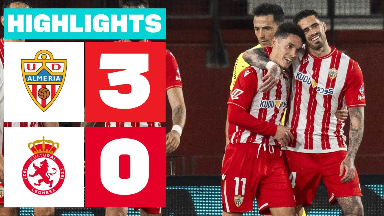 Almería vs Cultural Leonesa Highlights