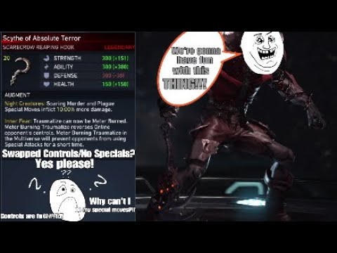 Injustice 2: Scythe of Absolute Terror (Scarecrow's Legendary Gear)