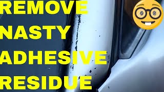 Removing Windshield Urethane Adhesive from car paint