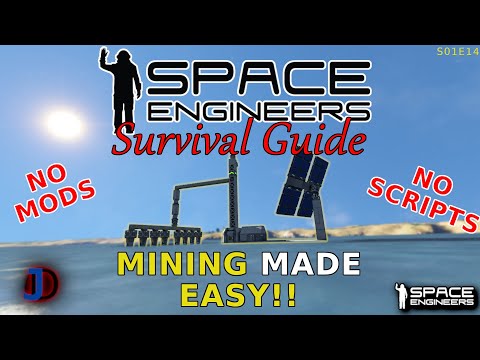 Space Engineers Survival Guide - Auto Miner - s1e14