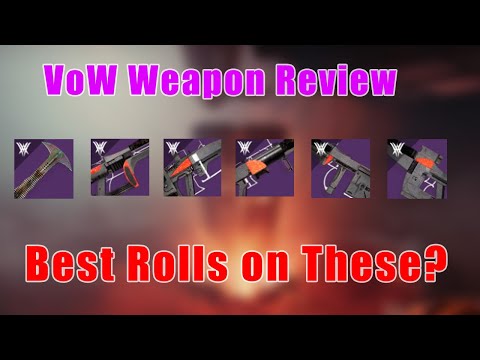 Best Rolls For the Vow of the Disciple Raid Weapons? You NEED these weapons! - Destiny 2