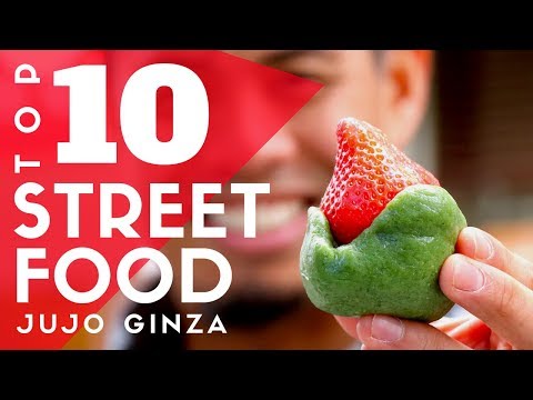 Top 10 Tokyo Street Food at Jujo Ginza | Local Japanese Eats