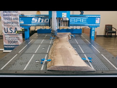 ShopSabre – Slab Flattening Project with IS Series 408 Routervideo thumb