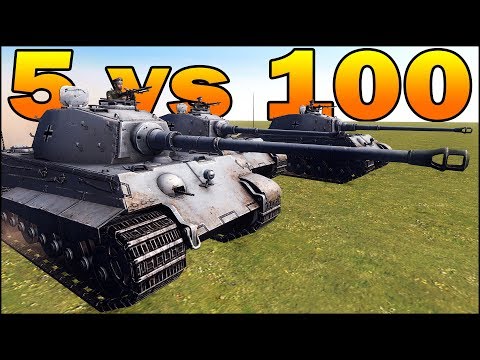 100 BICYCLES vs 5 KING TIGERS - MISSION IMPOSSIBLE - Men of War Assault Squad 2 - Mini Scenario #36