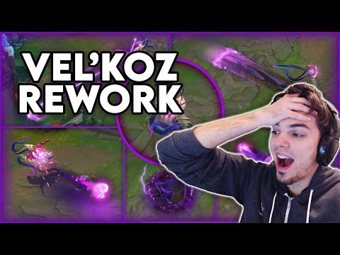 *NEW* VEL'KOZ EFFECTS ARE AMAZING, VEL'KOZ REWORK OF VFX ON PBE | Azzapp Reacts to Vel'Koz Rework
