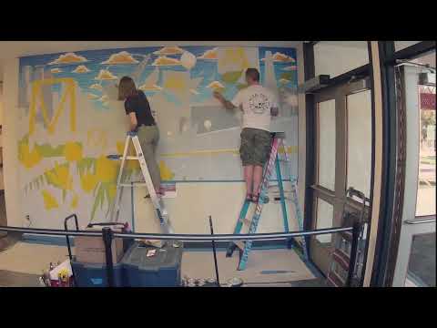 UMN Coffman Murals Timelapse - Adam Turman