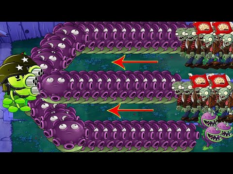Plants VS Zombies Team  Gatling Pea vs Tall-nut Challenge & Power up #101