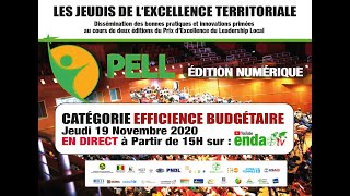 EN DIRECT SUR ENDA TÉLÉVISION : 3ème JEUDI DU PELL - CATÉGORIE EFFICIENCE BUDGETAIRE -