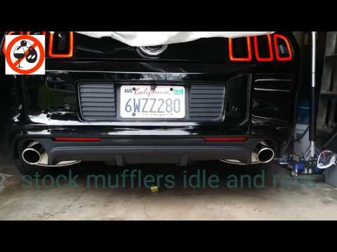 Roush axle back exhaust mustang gt