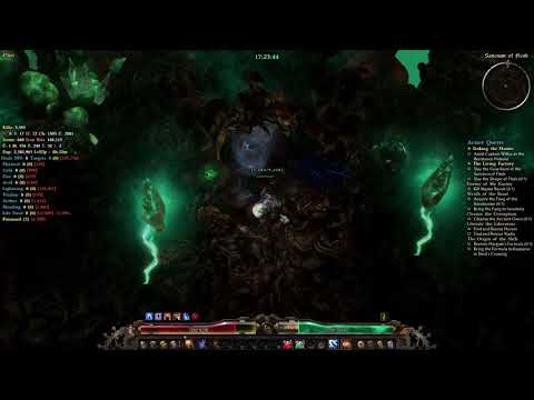 Grim Dawn Lightning Warder Theodin kill (elite)