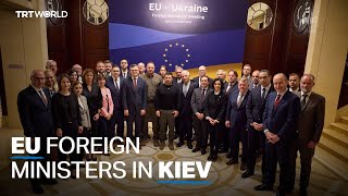 EU foreign ministers meet in Kiev in display of solidarity