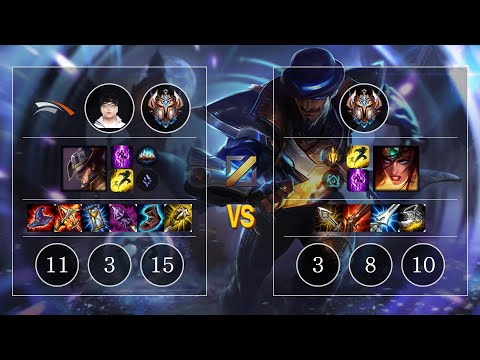 HLE Lava Twisted Fate vs Sivir Mid - KR Challenger Patch 10.10