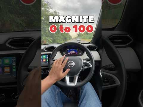 Nissan Magnite 0-100 Test – Surprising Result 2025 #shorts
