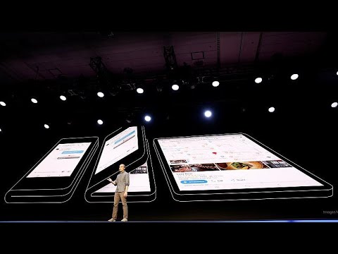 Halb Handy, halb Tablet: Samsung stellt faltbares Smartphone vor