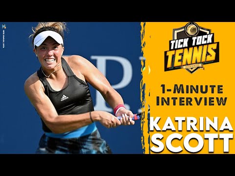 1-Minute Interview | Katrina Scott | Tick Tock Tennis