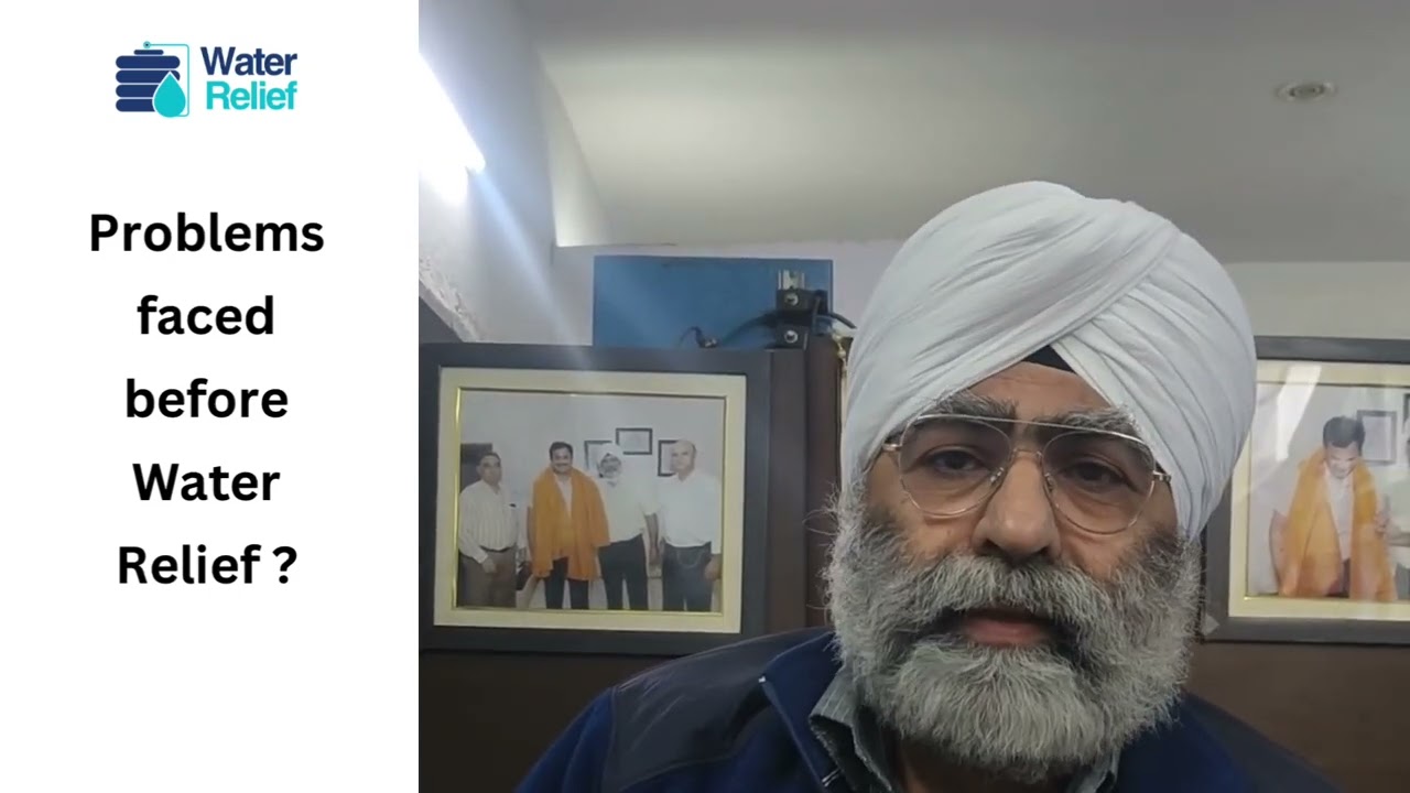 Mr. Manjeet Singh Water Relief Testimonial